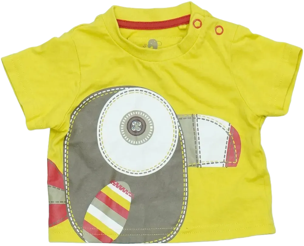 Sárga TU Póló EU 50 / UK Újszülött / US Újszülött