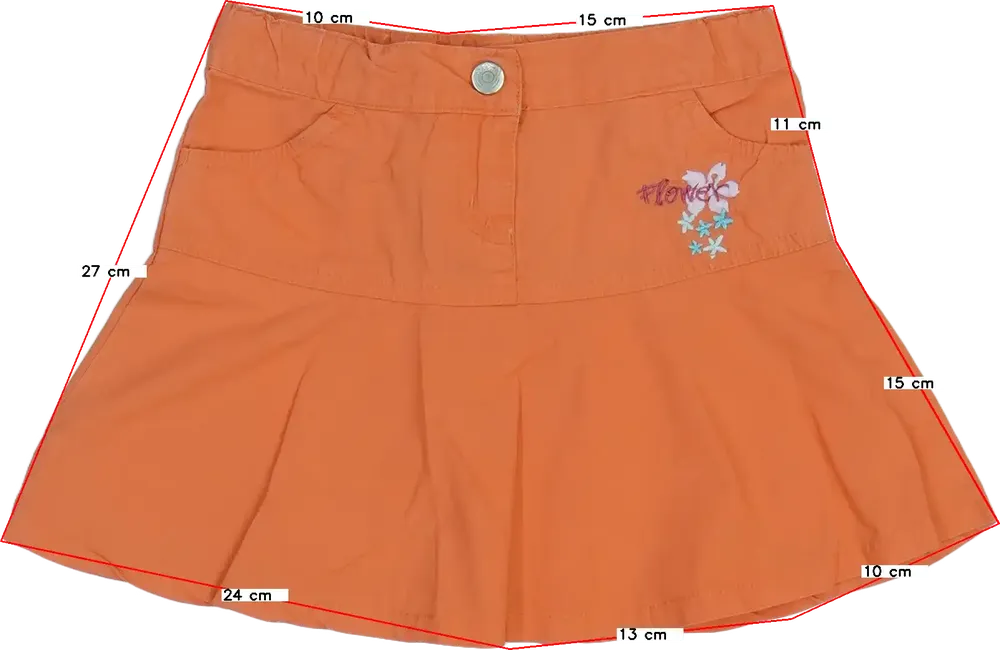Sárga (narancs) Impidimpi Szoknya EU 98 / UK 3 év / US 3T