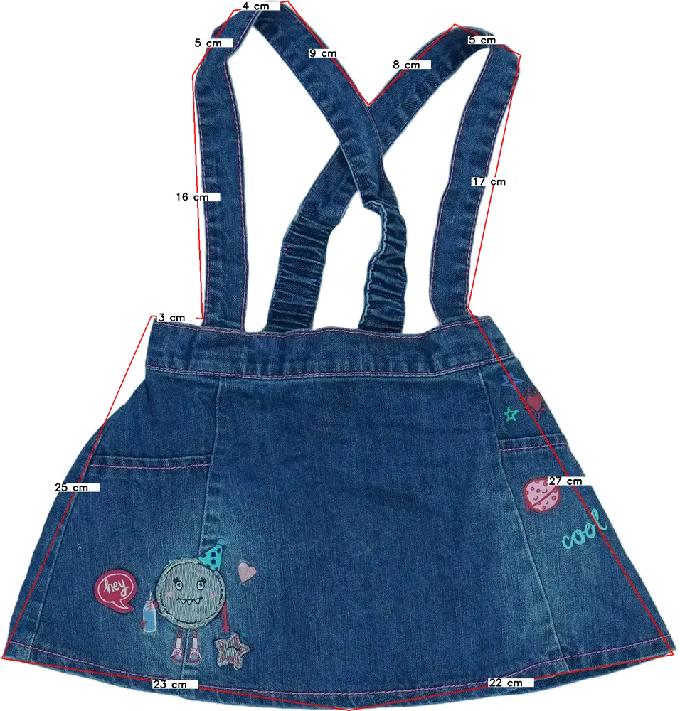 Kék George Kantáros szoknya EU 98 / UK 3 év / US 3T