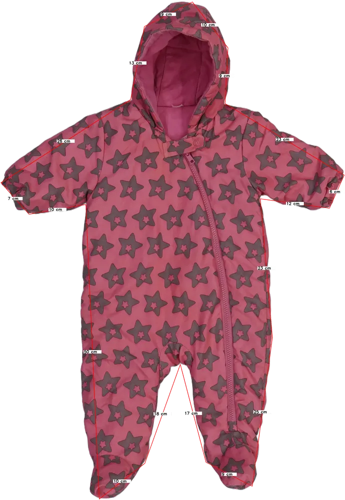 Rózsaszín Next Baby overál EU 68 / UK 3-6 hónap / US 3-6 hónap