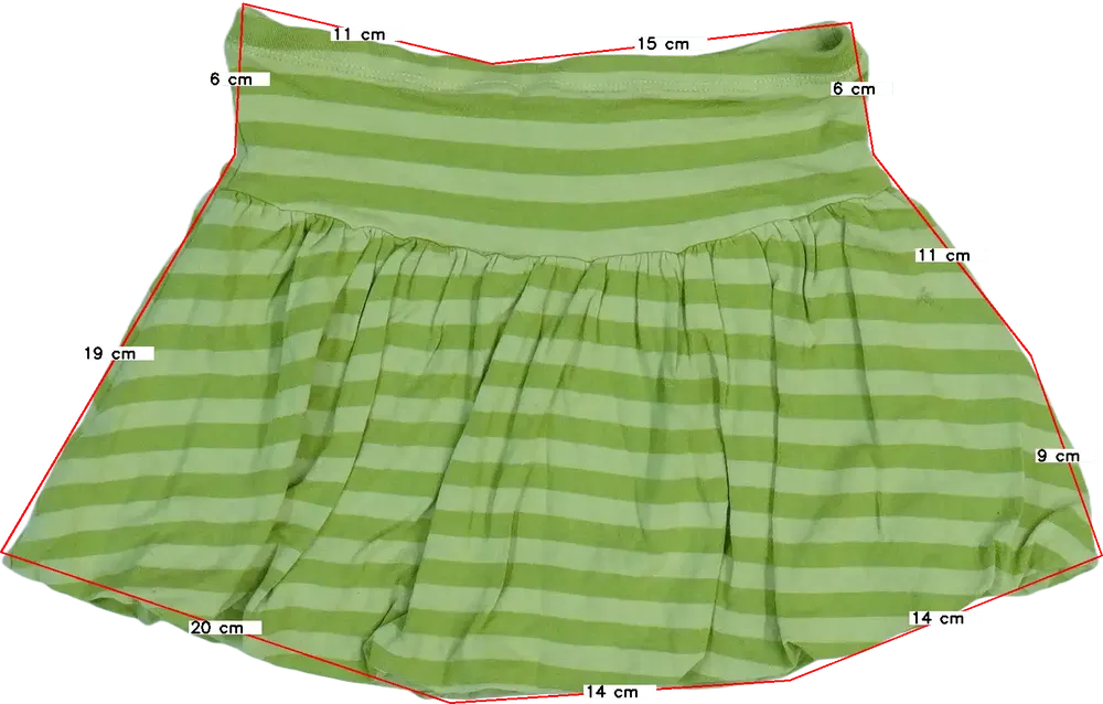 Zöld Next Szoknya EU 116 / UK 6 év / US 6 év/S