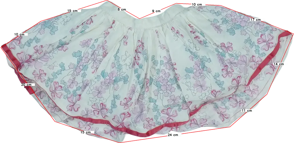 Fehér George Szoknya EU 86 / UK 12-18 hónap / US 18 hónap