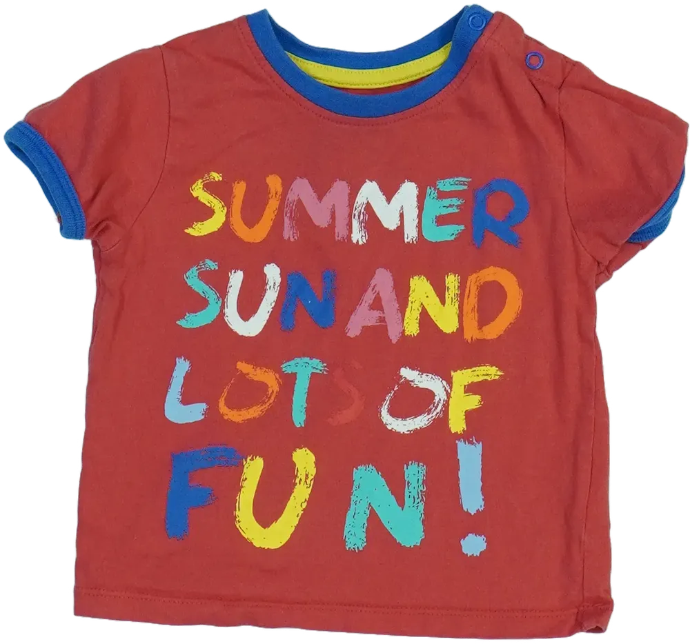 Piros BHS Póló EU 74 / UK 6-9 hónap / US 6-9 hónap