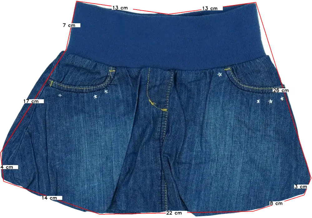 Kék Egyéb Szoknya EU 122 / UK 7 év / US 7 év/M