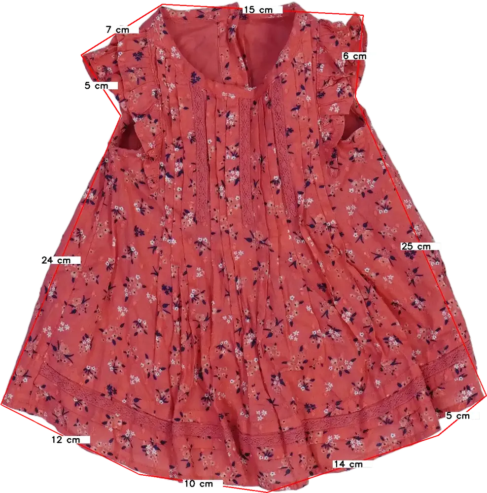 Rózsaszín George Ruha EU 62 / UK 0-3 hónap / US 0-3 hónap