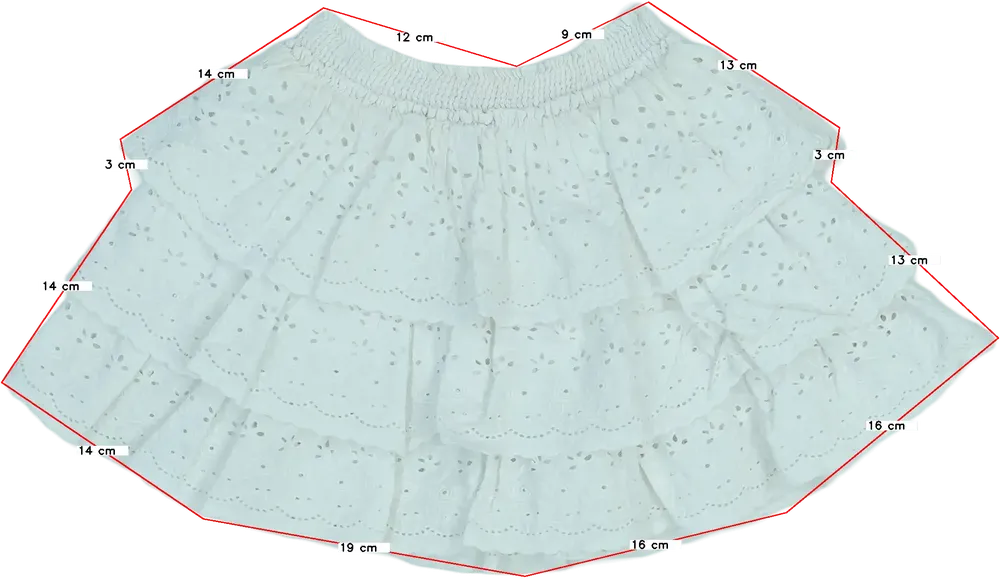 Fehér Young Dimension Szoknya EU 98 / UK 3 év / US 3T