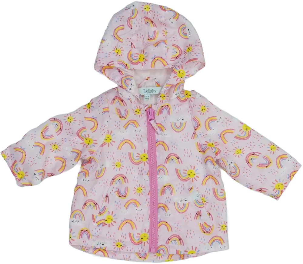 Rózsaszín Lullaby Esőkabát EU 62 / UK 0-3 hónap / US 0-3 hónap