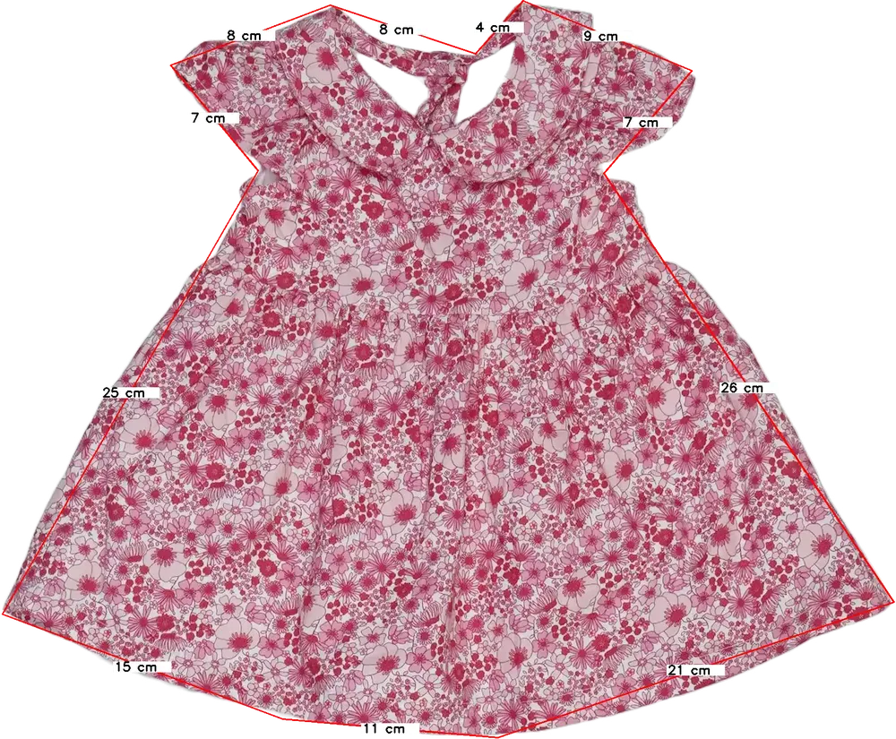 Rózsaszín Matalan Ruha EU 56 / UK Újszülött / US Újszülött