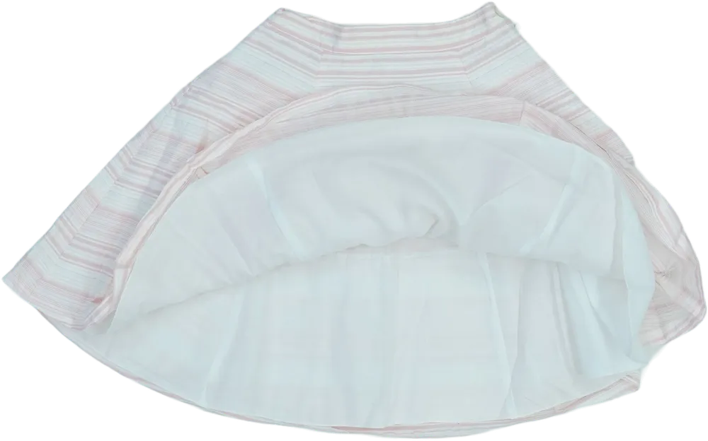 Fehér Laura Biagiotti Szoknya EU 122 / UK 7 év / US 7 év/M