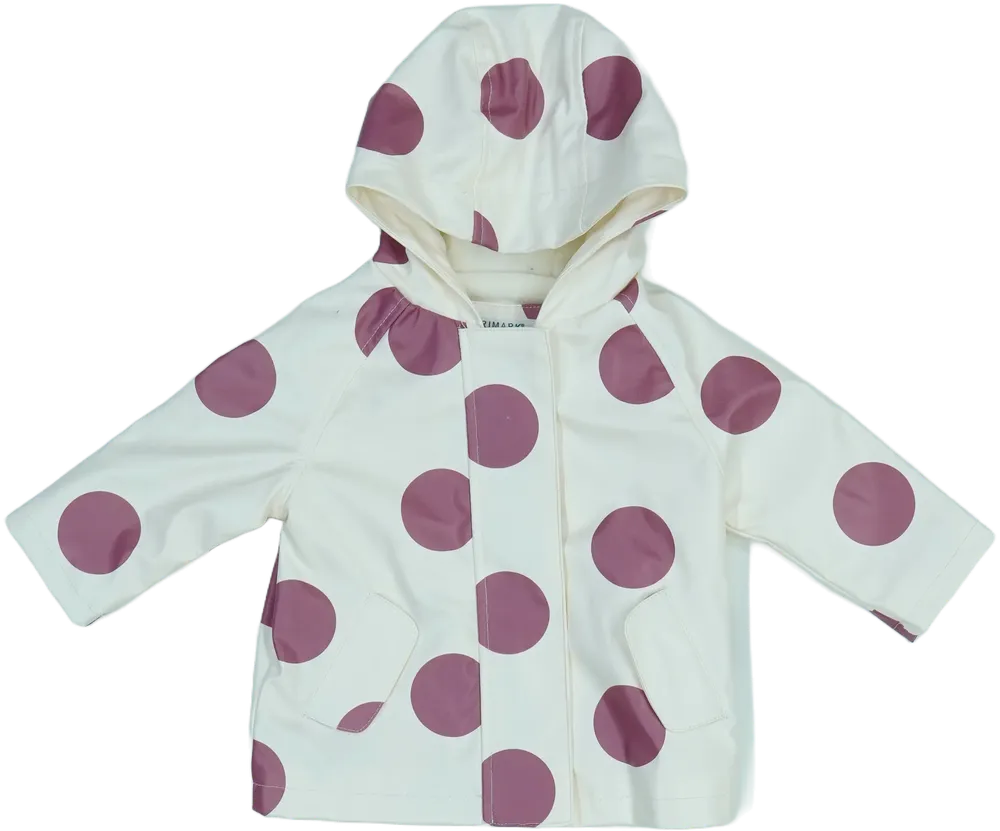 Fehér Primark Esőkabát EU 68 / UK 3-6 hónap / US 3-6 hónap