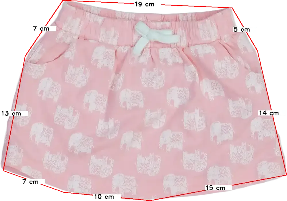 Rózsaszín George Szoknya EU 80 / UK 9-12 hónap / US 12 hónap