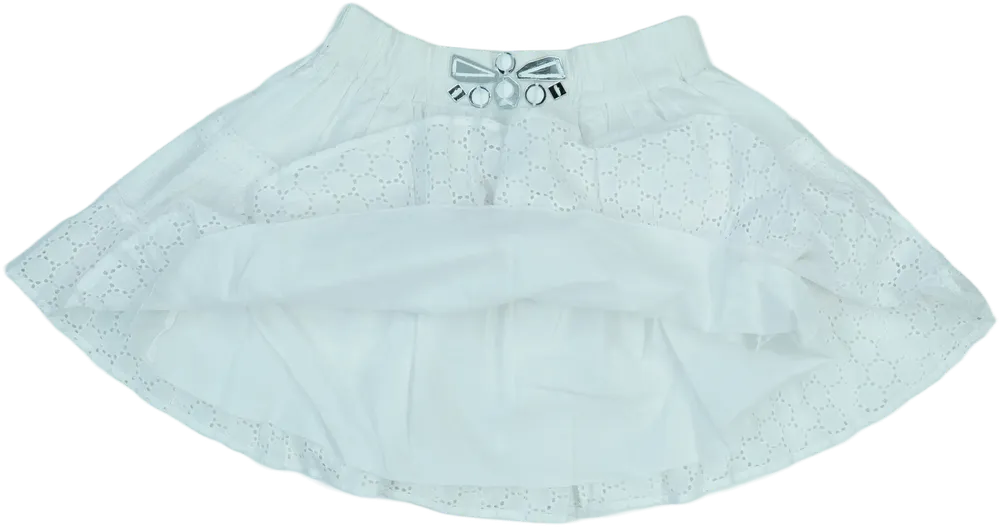 Fehér Alberta Ferretti Szoknya EU 176 / UK 16 év / US XL