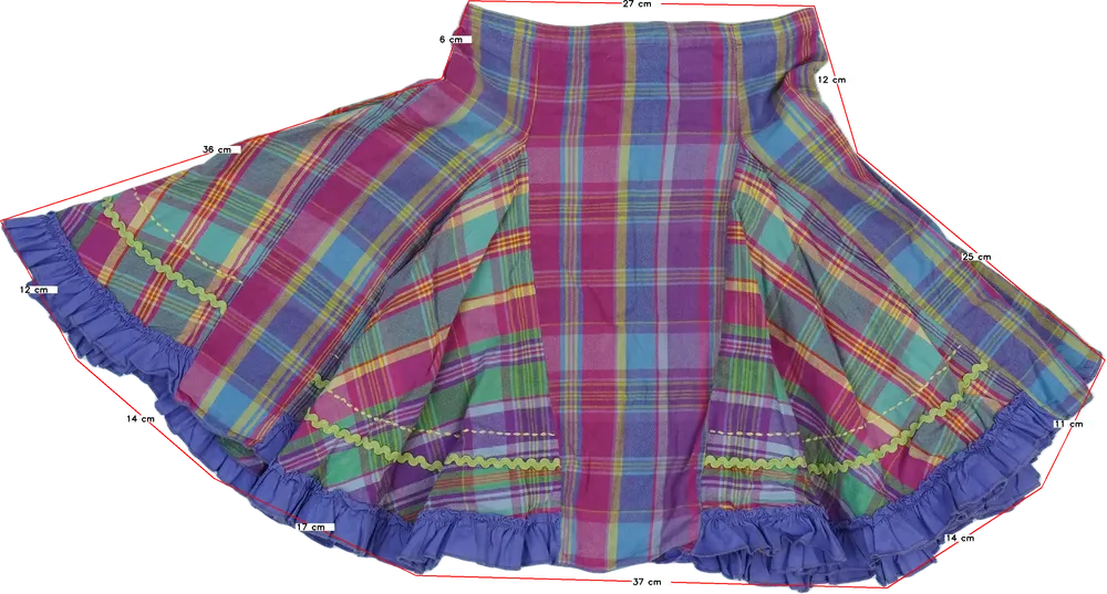 Többszínű Adams Kids Szoknya EU 122 / UK 7 év / US 7 év/M