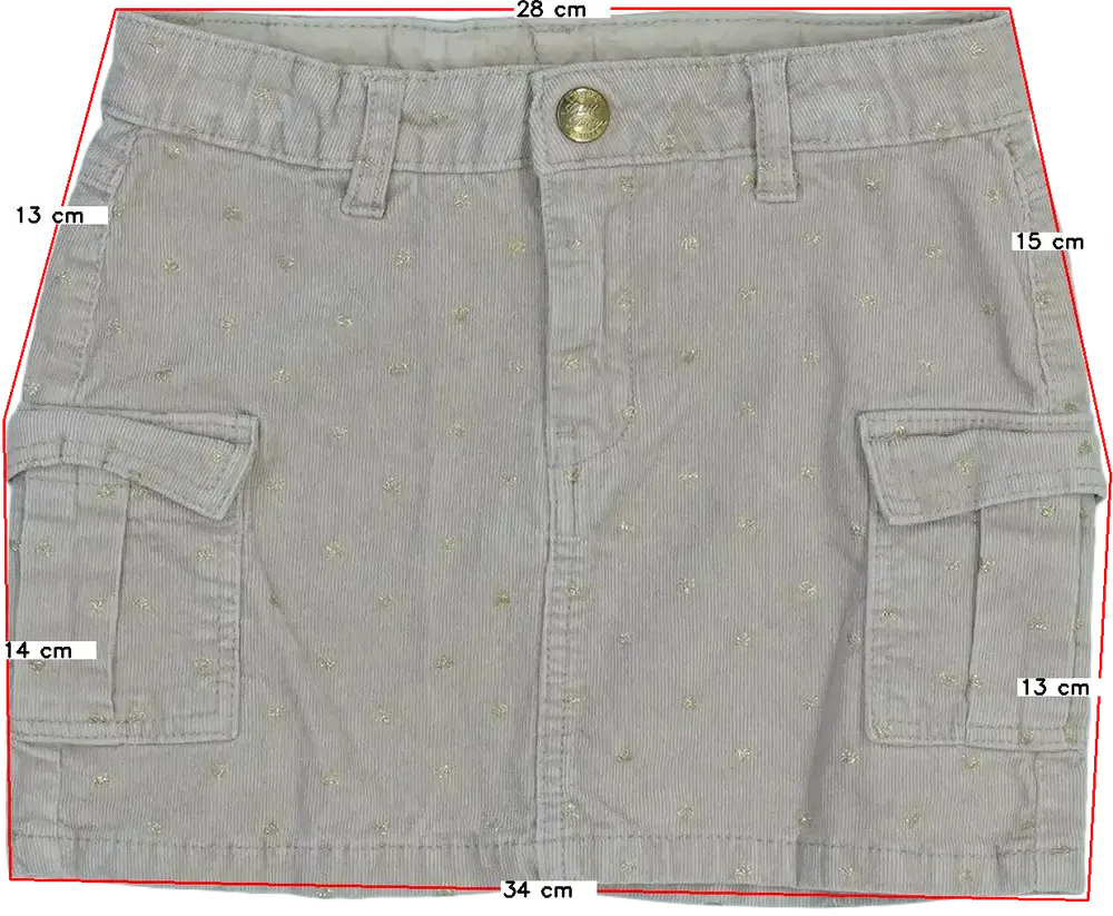 Barna H&amp;M Szoknya EU 122 / UK 7 év / US 7 év/M