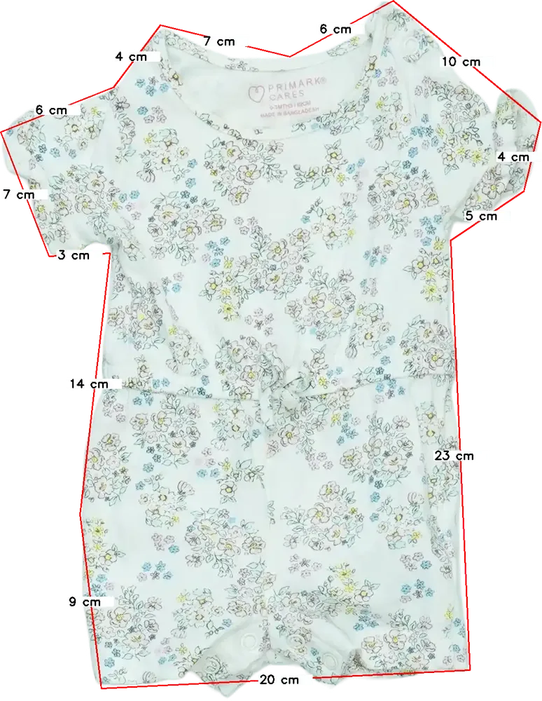 Fehér Primark Napozó EU 62 / UK 0-3 hónap / US 0-3 hónap