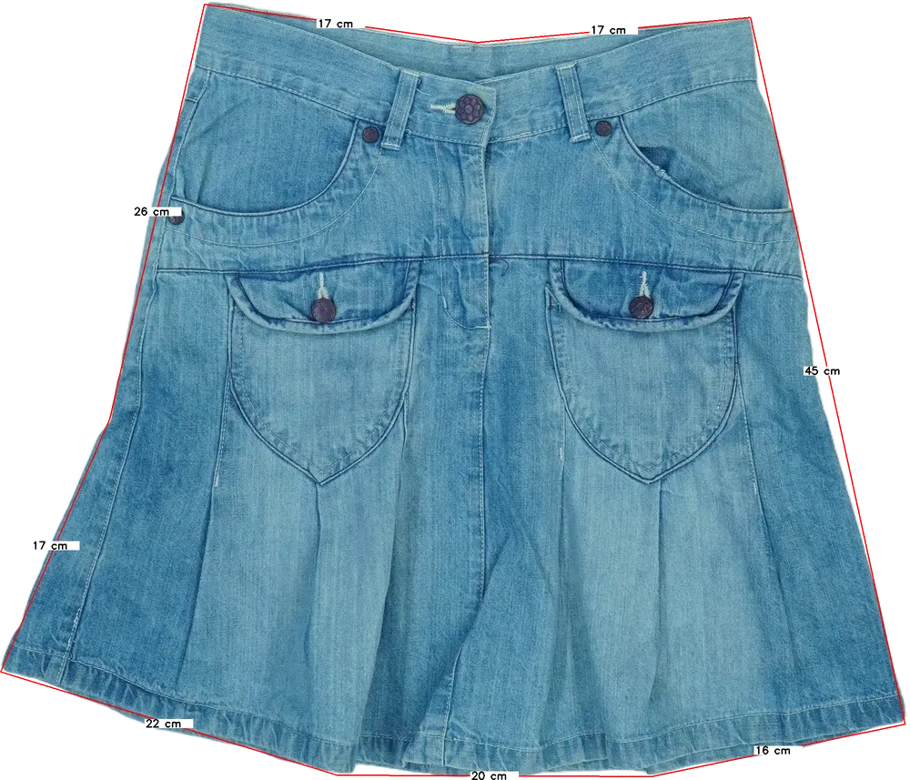 Kék Alive Szoknya EU 152 / UK 12 év / US 12 év/L