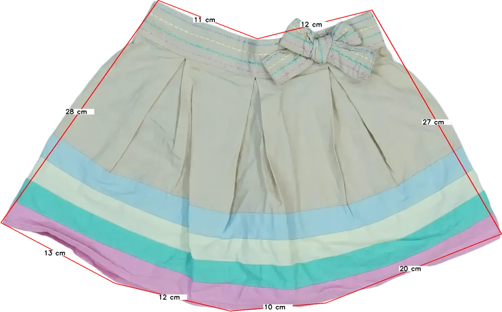 Többszínű M&amp;Co. Szoknya EU 98 / UK 3 év / US 3T