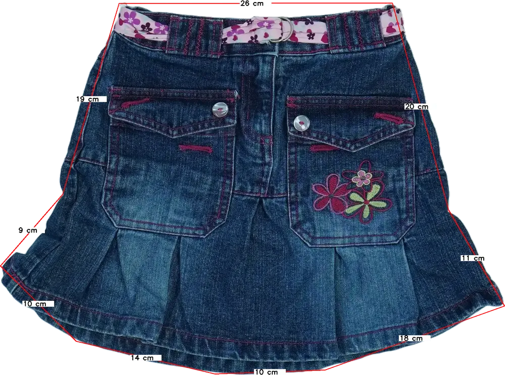 Kék X-Mail Szoknya EU 116 / UK 6 év / US 6 év/S