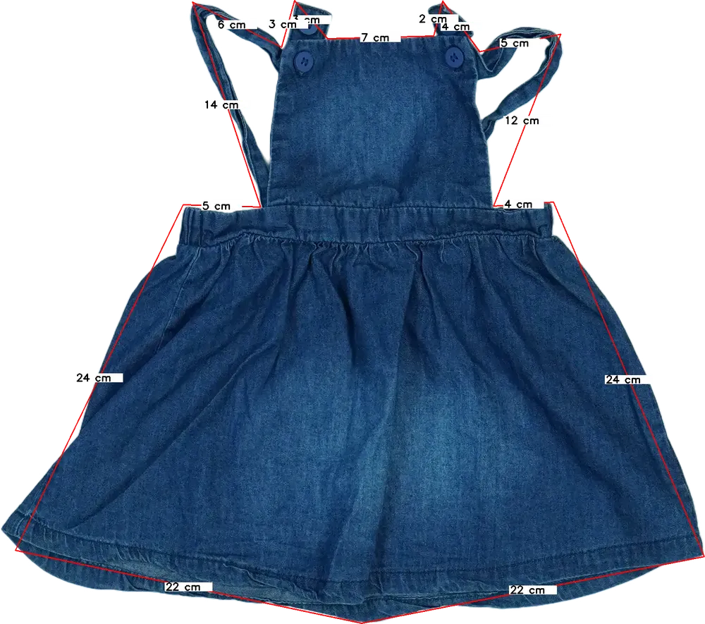 Kék Mothercare Kantáros szoknya EU 74 / UK 6-9 hónap / US 6-9 hónap