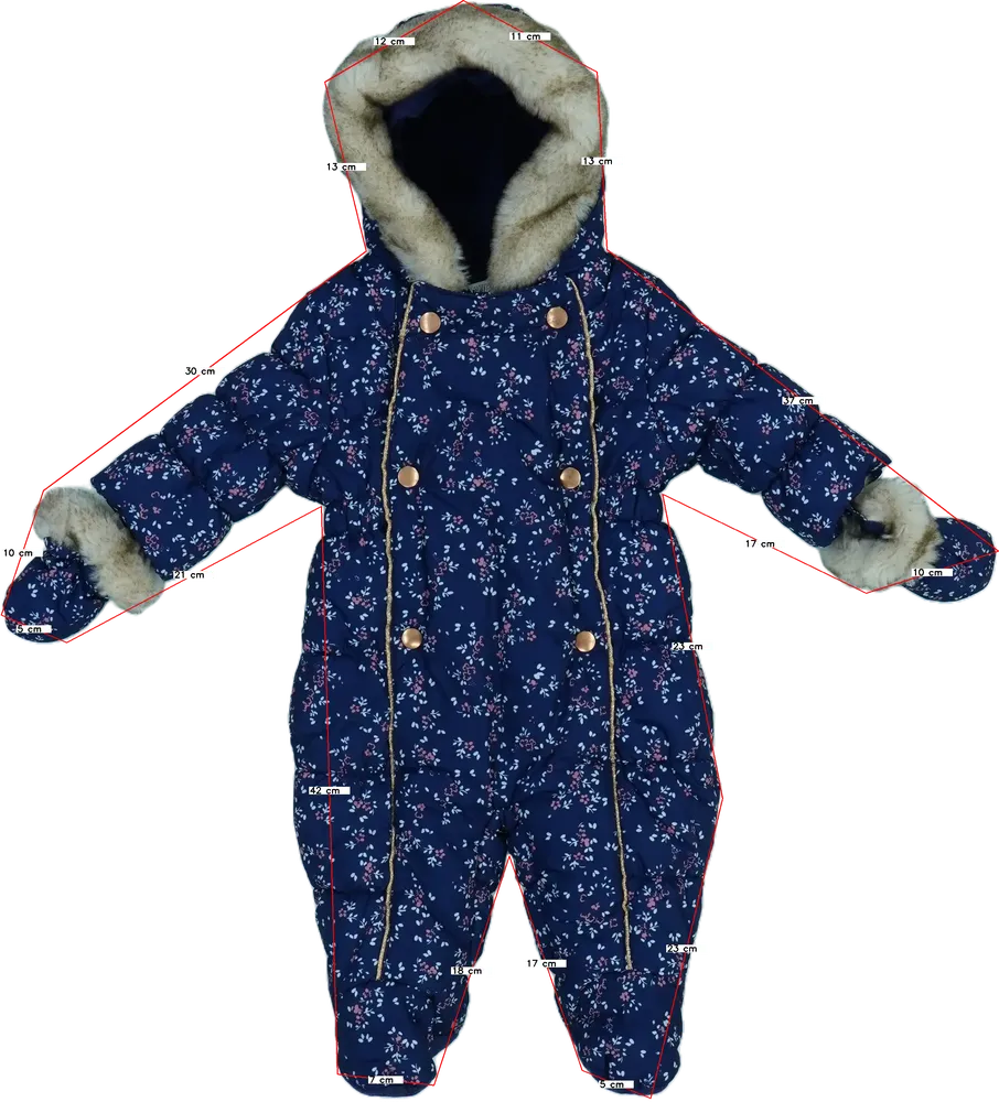 Kék Mothercare Baby overál EU 68 / UK 3-6 hónap / US 3-6 hónap