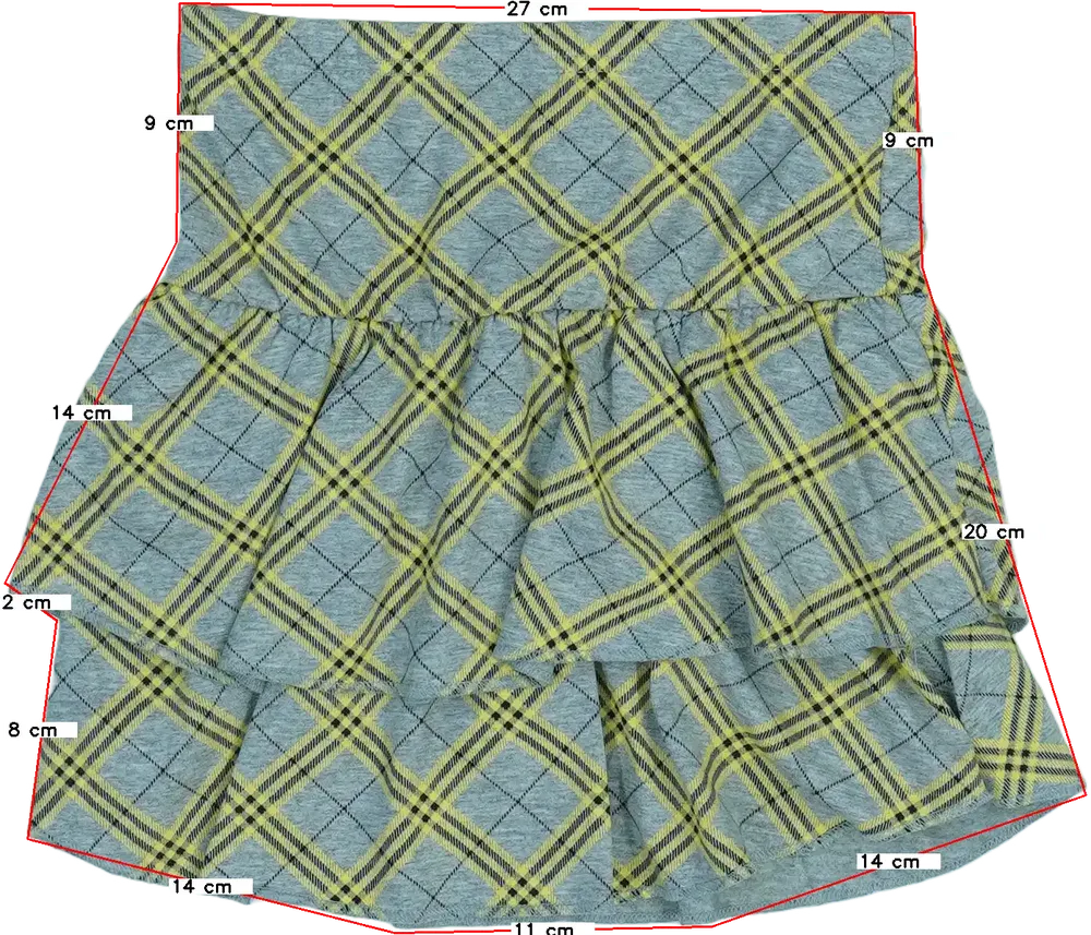 Szürke C&amp;A Szoknya EU 146 / UK 11 év / US 12 év/L