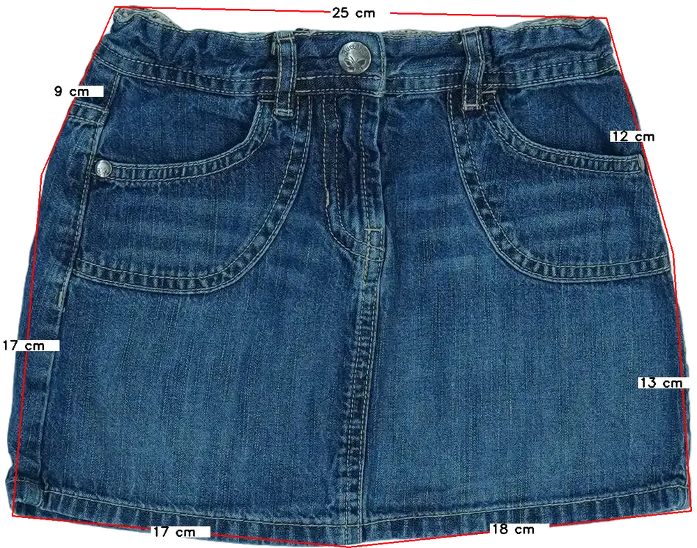 Kék Impidimpi Szoknya EU 104 / UK 4 év / US 4T/XS