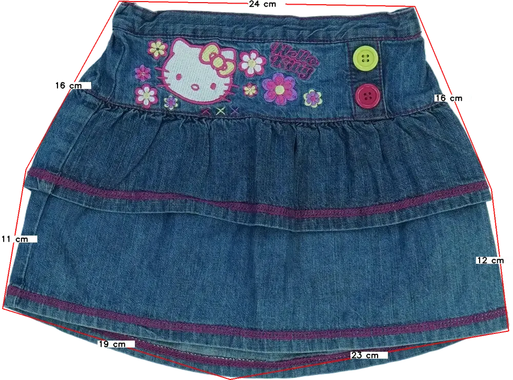 Kék Egyéb Szoknya EU 104 / UK 4 év / US 4T/XS