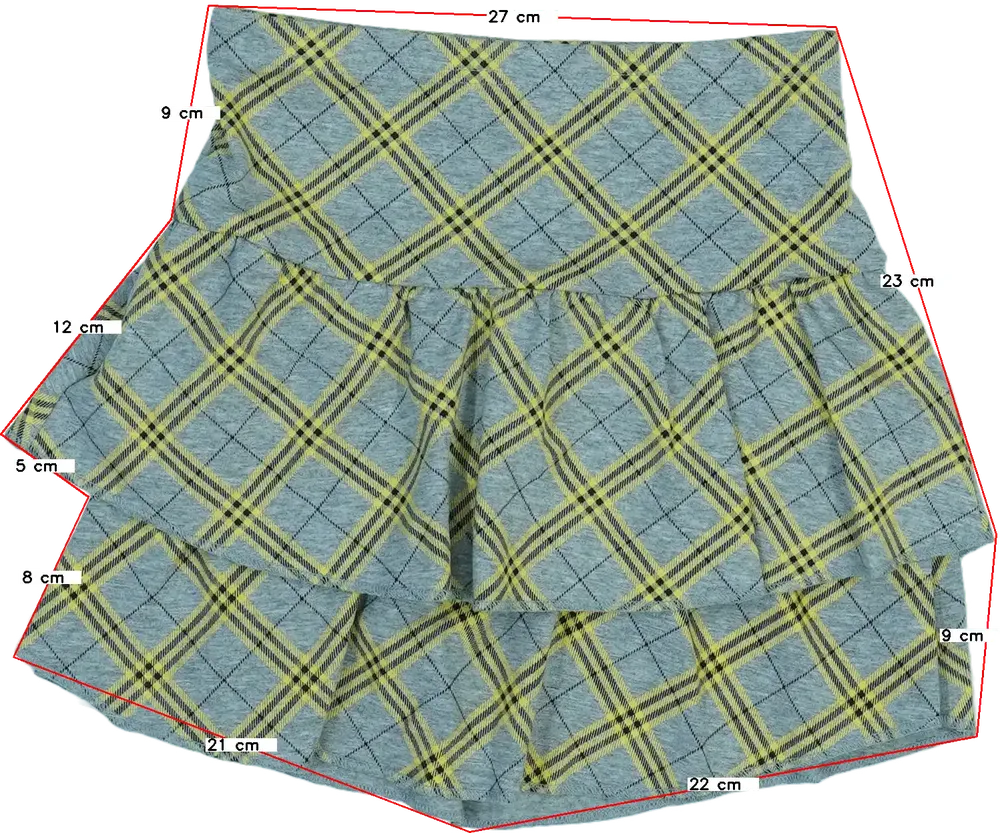 Szürke C&amp;A Szoknya EU 146 / UK 11 év / US 12 év/L