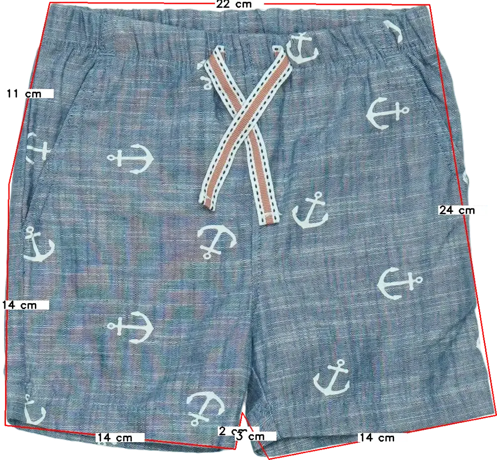 Kék Egyéb Rövidnadrág EU 74 / UK 6-9 hónap / US 6-9 hónap