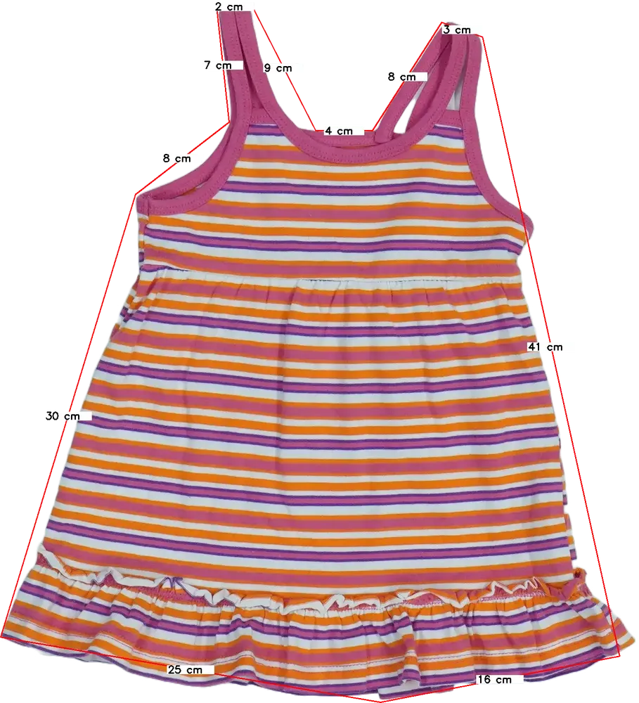 Rózsaszín Kidgets Ruha EU 86 / UK 12-18 hónap / US 18 hónap