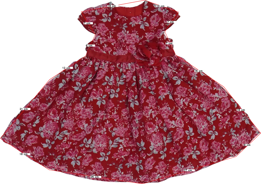 Piros George Ruha EU 80 / UK 9-12 hónap / US 12 hónap