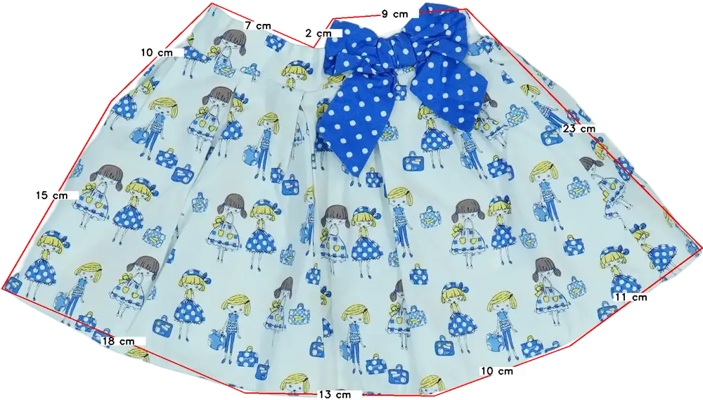 Fehér George Szoknya EU 86 / UK 12-18 hónap / US 18 hónap