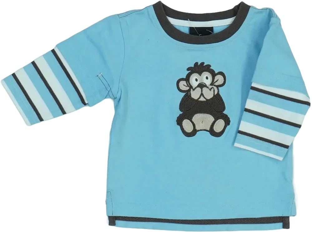 Kék Next Hosszú ujjú felső EU 68 / UK 3-6 hónap / US 3-6 hónap