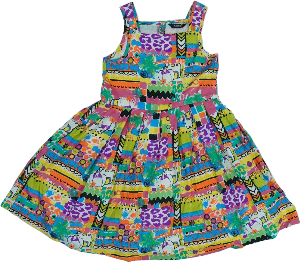 Többszínű George Ruha EU 116 / UK 6 év / US 6 év/S