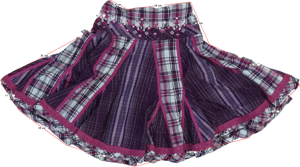 Lila Next Szoknya EU 122 / UK 7 év / US 7 év/M