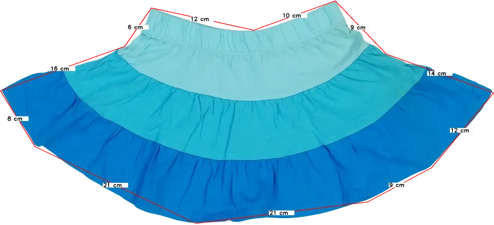 Többszínű Okay Szoknya EU 92 / UK 2 év / US 2T