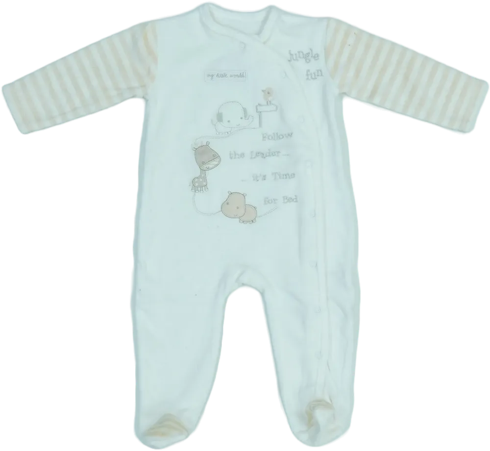 Fehér Egyéb Hosszú ujjú rugdalózó EU 74 / UK 6-9 hónap / US 6-9 hónap