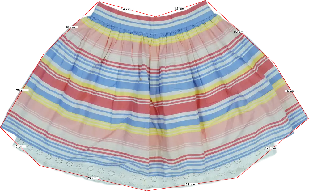 Többszínű George Szoknya EU 140 / UK 10 év / US 10 év/L