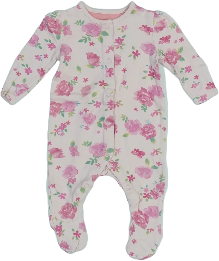 Piros Mothercare Hosszú ujjú rugdalózó EU 62 / UK 0-3 hónap / US 0-3 hónap