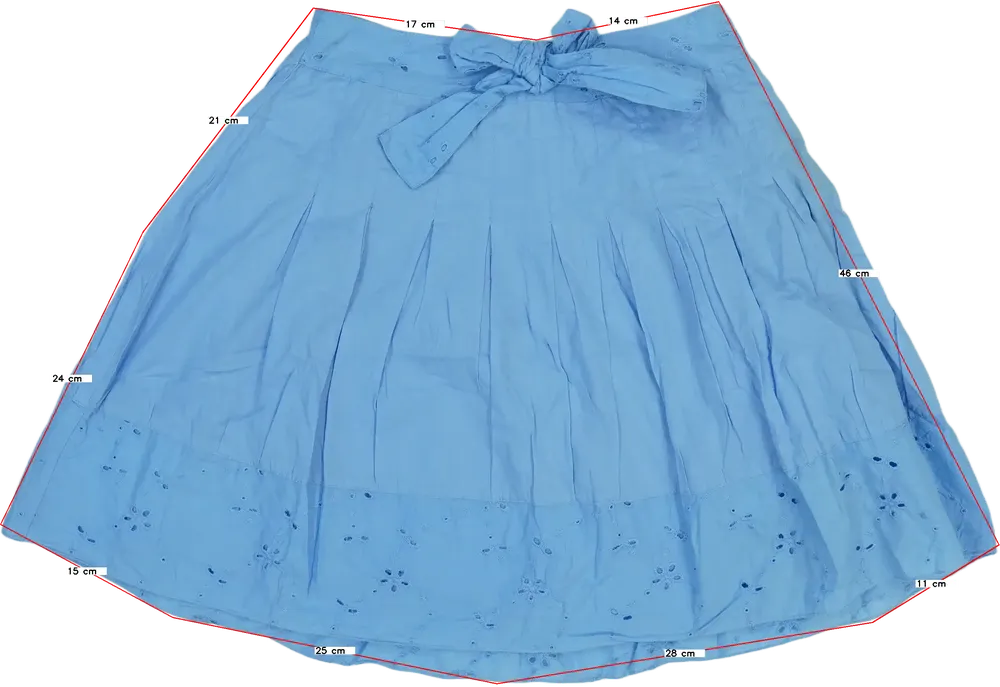 Kék M&amp;Co. Szoknya EU 140 / UK 10 év / US 10 év/L