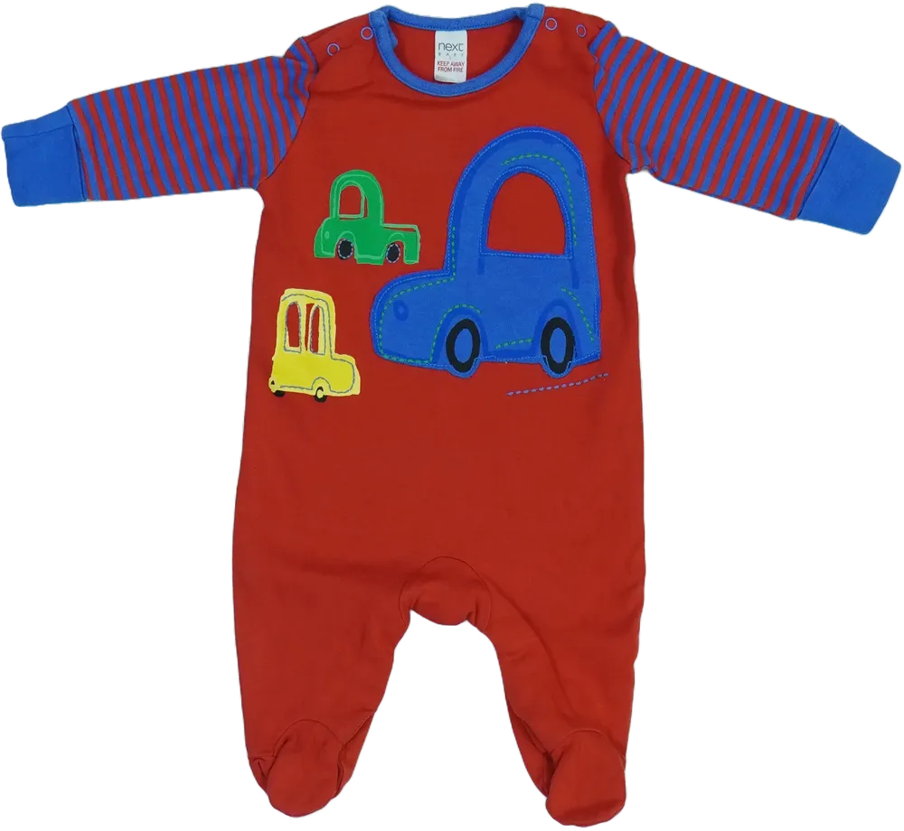 Piros Next Hosszú ujjú rugdalózó EU 62 / UK 0-3 hónap / US 0-3 hónap