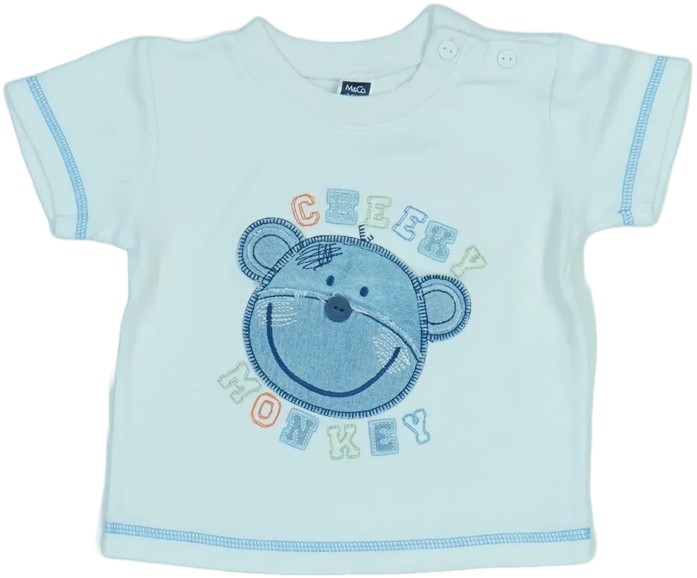 Kék M&amp;Co. Póló EU 80 / UK 9-12 hónap / US 12 hónap