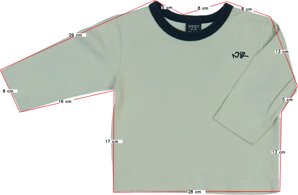 Barna Next Hosszú ujjú felső EU 74 / UK 6-9 hónap / US 6-9 hónap