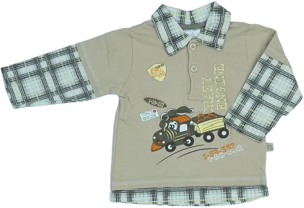 Barna Okay Hosszú ujjú felső EU 80 / UK 9-12 hónap / US 12 hónap