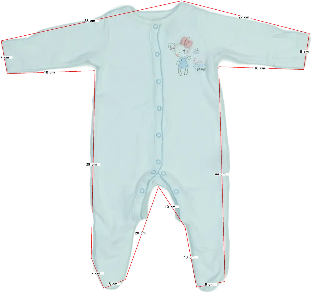 Fehér Mothercare Hosszú ujjú rugdalózó EU 68 / UK 3-6 hónap / US 3-6 hónap