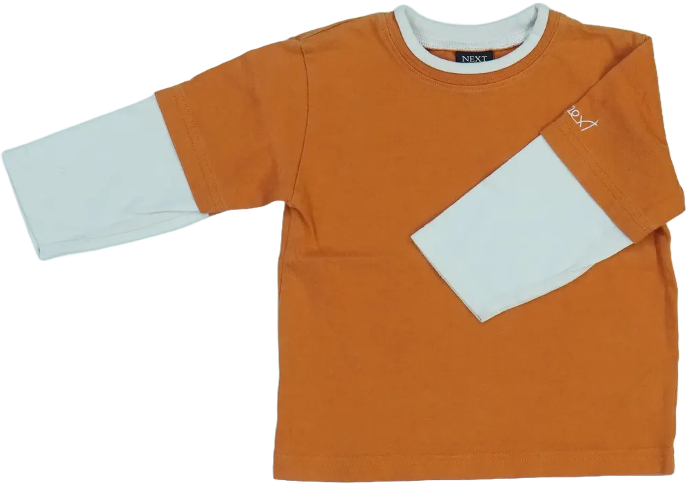 Barna Next Hosszú ujjú felső EU 80 / UK 9-12 hónap / US 12 hónap