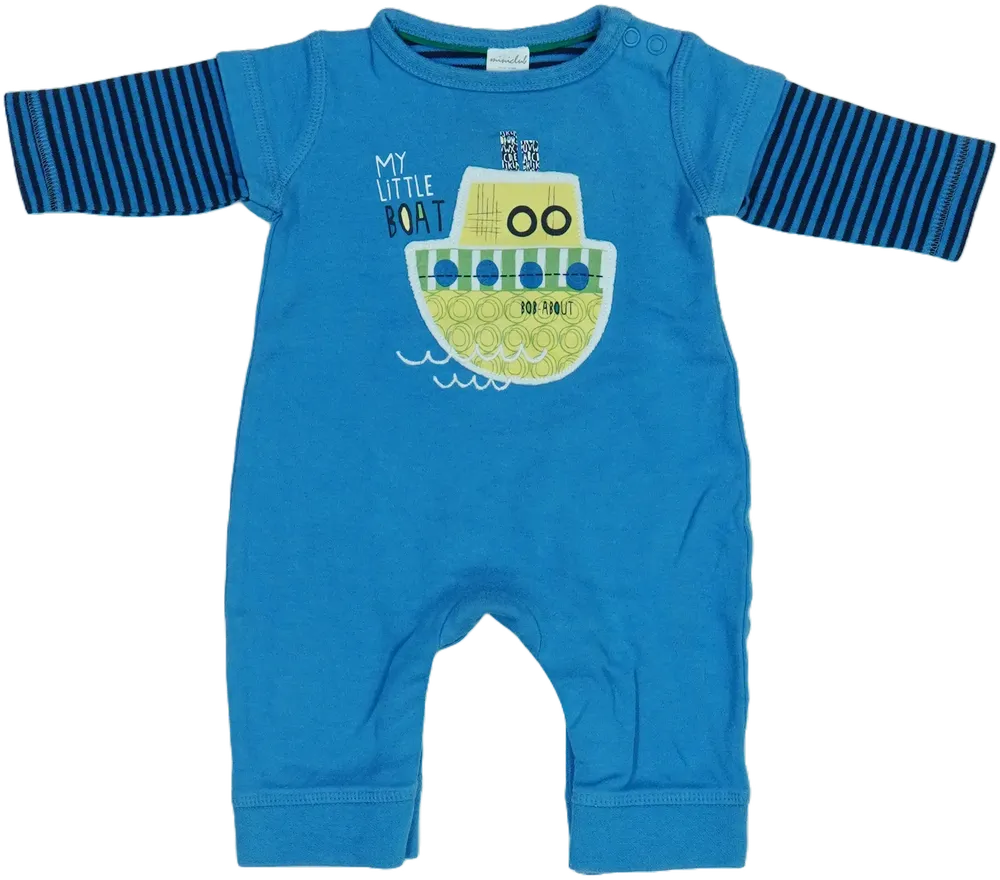 Blue Mini Club Sleepsuit (long sleeve) EU 50 / UK Newborn / US Newborn