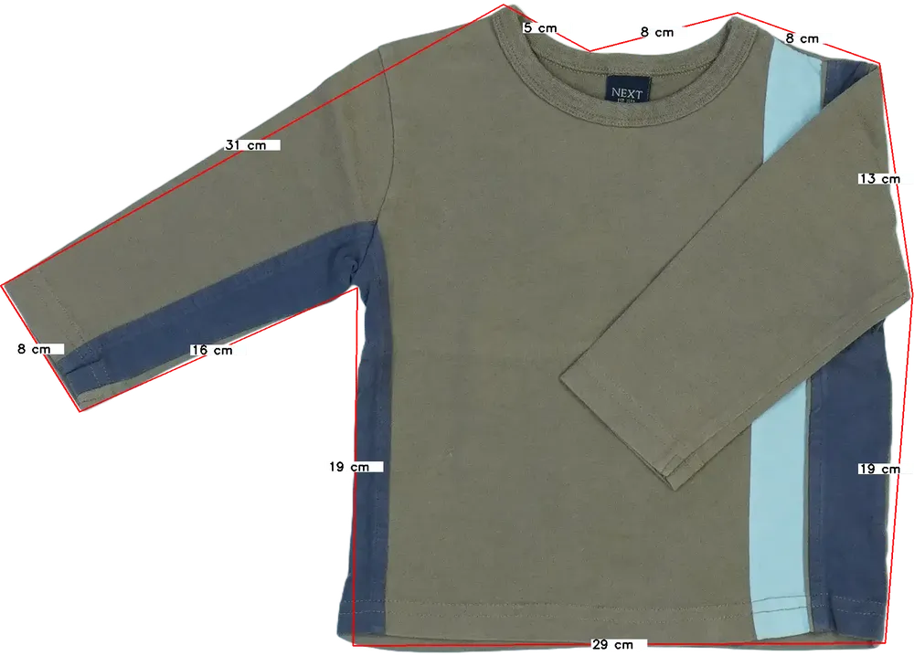 Barna Next Hosszú ujjú felső EU 80 / UK 9-12 hónap / US 12 hónap