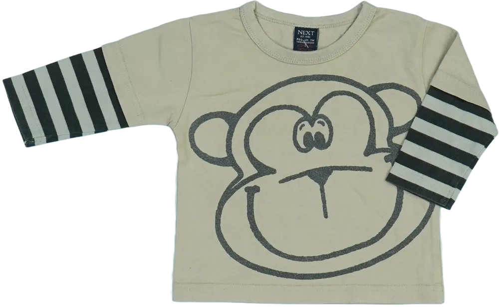 Barna Next Hosszú ujjú felső EU 74 / UK 6-9 hónap / US 6-9 hónap