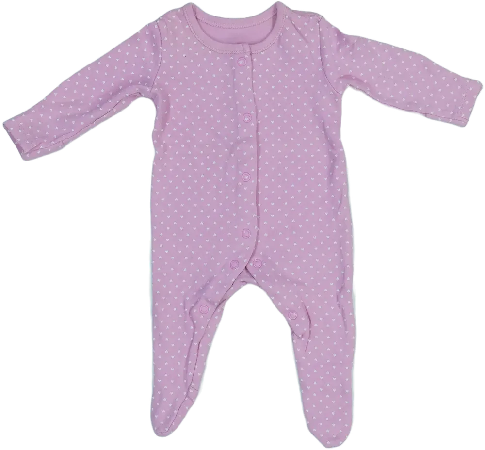 Rózsaszín George Hosszú ujjú rugdalózó EU 50 / UK Újszülött / US Újszülött